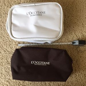 2 L’Occitane en Provence cosmetic Bags